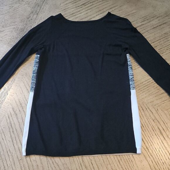 Black and white cute long sleeve top XS Calvin Klein 🖤🤍 - Picture 8 of 10